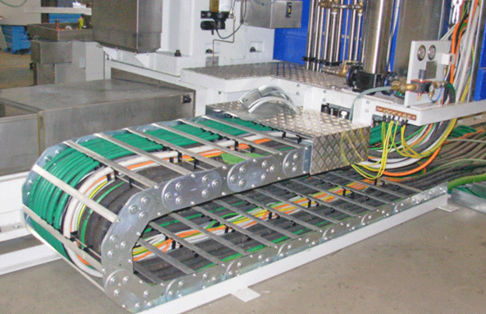 港口工程鋼制拖鏈應用案例